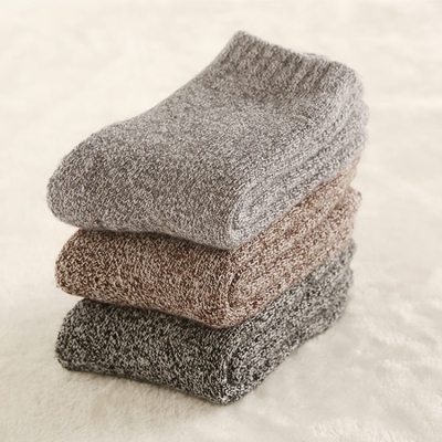 Hot Sale Winter Super-Thick Men Winter Casual Thermal Smart Wool Socks