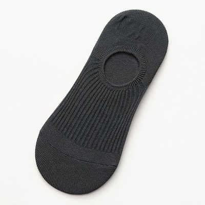 High Quality Pure Color Bamboo Invisible anti-slip Socks Wholesale Socks For Men