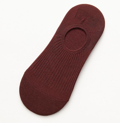 High Quality Pure Color Bamboo Invisible anti-slip Socks Wholesale Socks For Men