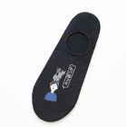 High Quality Wholesale Breathable Cartoon Cat No Show Invisible Socks Men