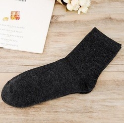 High Quality Wholesale Cheap factory Price Pure Color Cotton Socks Business Men Dress Socks