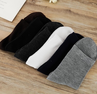 High Quality Wholesale Cheap factory Price Pure Color Cotton Socks Business Men Dress Socks