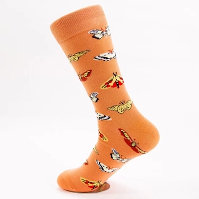 Hot Sale Unique Jacquard Animals Pattern Skateboard Funny Trendy Crew Unisex Socks Men