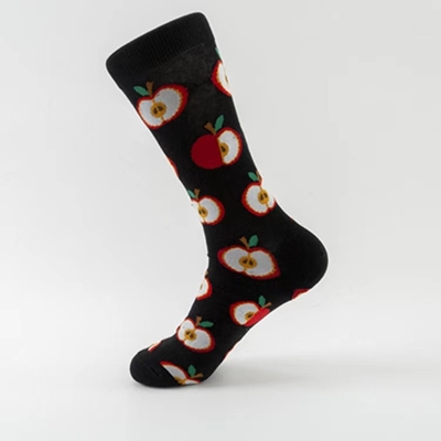 Hot Sale Autumn New Character Foods Pizza Sushi Couples Soft Cotton Socks Men