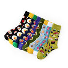 High Qualty Wholesale New Fashion Poached Egg Couples Soft Cotton Socks Men