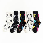 High Qualty Wholesale New Cartoon Cat Dog White & Black Couples Cotton Socks Men