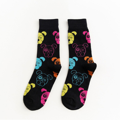 High Qualty Wholesale New Cartoon Cat Dog White & Black Couples Cotton Socks Men