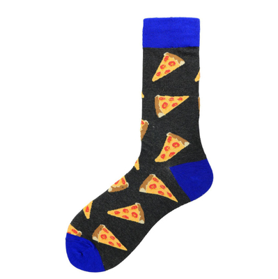 High Qualty New Fashion Food Pizza French Fries Hot Pot Cotton Happy Socks Men