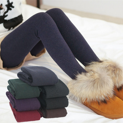 Wholesale High Quality Factory Price Cheap Winter Colorful Thermal Fleece Women Leggings