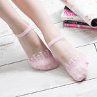 Summer Hot Sale Ultra Thin Transparent Lace Sock Korean Style Fashion Jacquard Glass Silk Short Ankle Socks Women