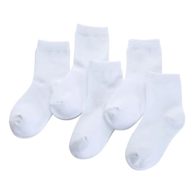 Wholesale All Seasons Simple White Grey Black Ankle Men Socks