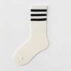Wholesale Spring New Style Fashion 3 Lines Striped Sports Men Socks Breathable Cotton Trendy Teen Tube Socks