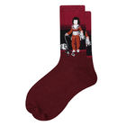 In Stock Hot Sale Happy Socks Man Figure Character Jacquard Sports Sock Breathable Cotton Fashion Crew Man Socks