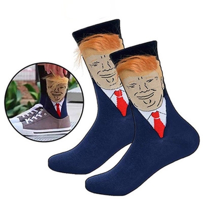 Wholesale Happy Socks Man Figure Character Jacquard business Sock Breathable Cotton Fashion Crew Man Socks