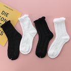 Factory Wholesale Japanese Bubble Mouth Black And White Two-Color Women'S Tube Socks Korean Style