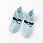 Spring And Summer New Products Pure Cotton Women'S Socks Personality Funny Cartoon Expression Embroidered Boat Socks