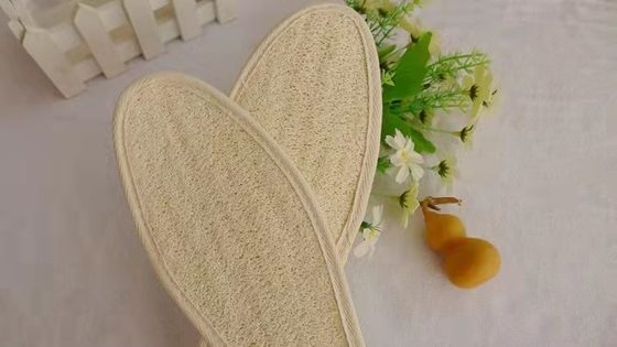 Hot Sale All Natural Organic Green Insole Sweat-Absorbing Deodorant Loofah Insole