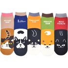 Hot Sale Funny Novelty Cartoon Animals Cat Dog Pattern Women Socks Bulk Cotton Fancy Socks