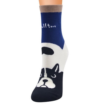 Hot Sale Funny Novelty Cartoon Animals Cat Dog Pattern Women Socks Bulk Cotton Fancy Socks