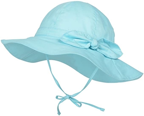 Ins Baby Girl Sun Hat Summer Baby Hats UPF 50+Toddler Sun Hat Infant With Private Label Wide Brim Bucket Hat