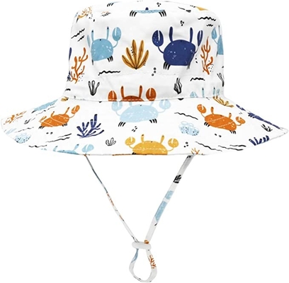 Baby Sun Hat Toddler Hats for Boys Baby Girl Hats Infant Hat UPF 50+ Wide Brim Baby Bucket Hat Cute Kids Beach Hat