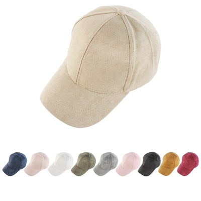 Wholesale Custom Embroidery Plain Blank Dad Hat Cap Multicolor Suede Baseball Cap