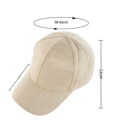 Wholesale Custom Embroidery Plain Blank Dad Hat Cap Multicolor Suede Baseball Cap