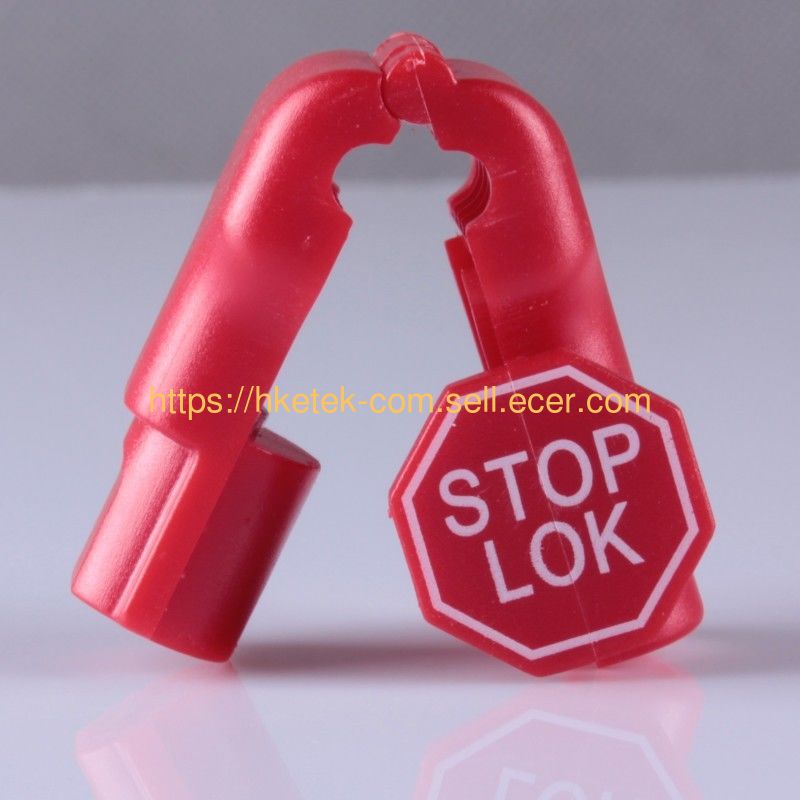 Security Tag Removal Hook Safe Label Stop Lock / Red/White/Black Stop lock-C0006