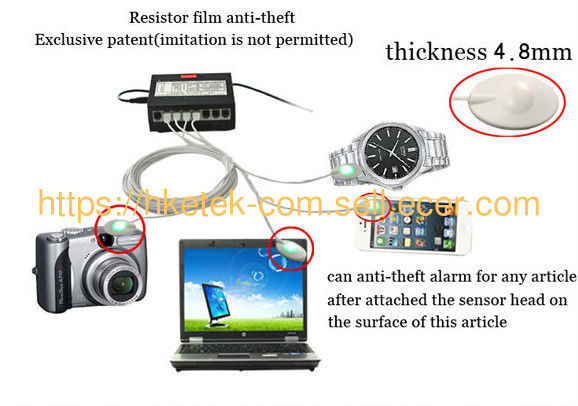 8 ways Alarm System for smart watch shop display security-S007