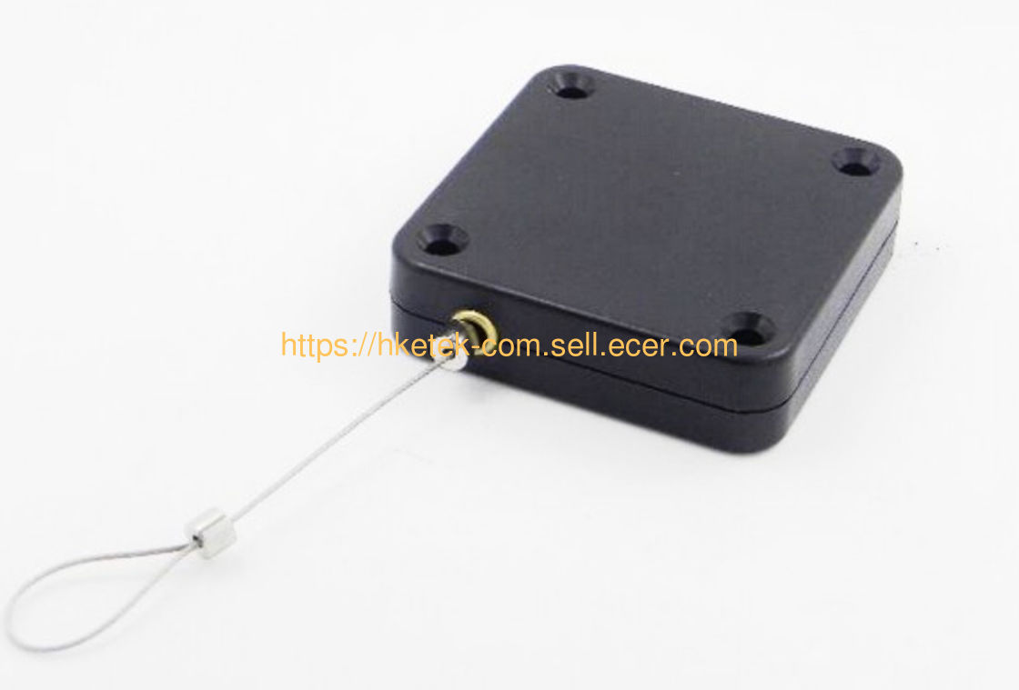 Hoting selling Quality heavy duty anti-theft retractable display pull box,retractable tool lanyard