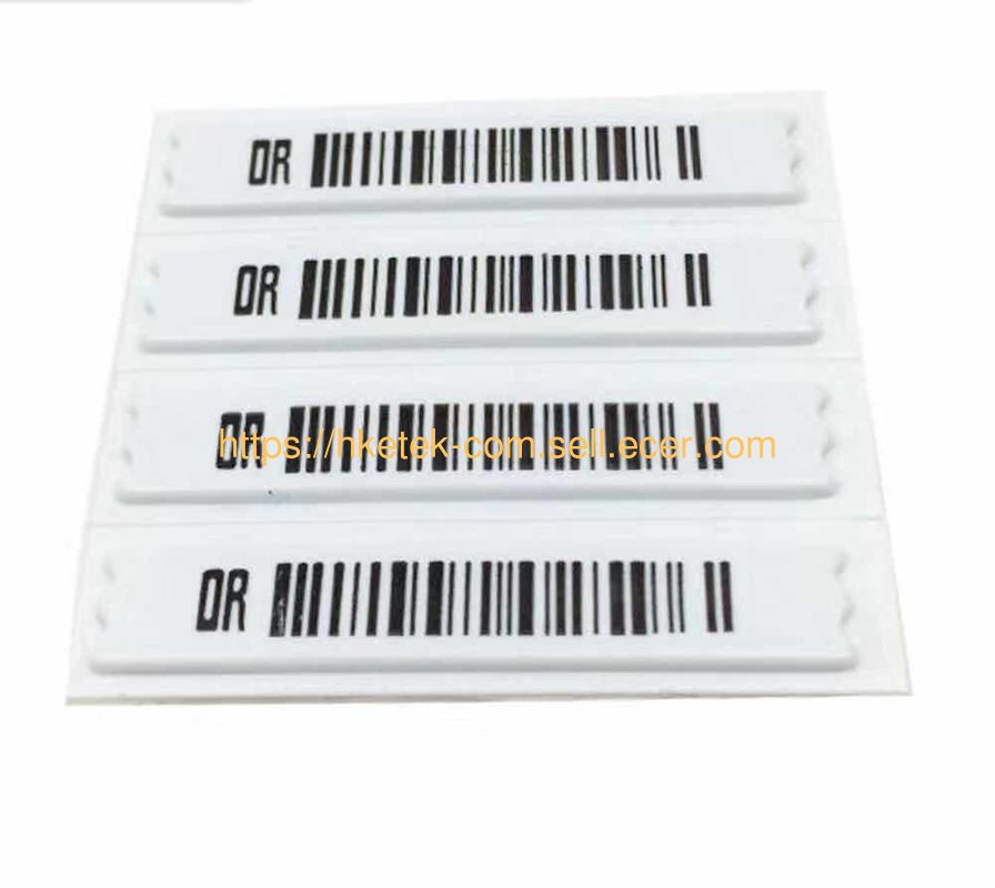 AM 58Khz Alarm System AM DR Soft Label EAS Plastic DR Barcode Labels Adhesive Anti-theft Soft Sticker DR EAS AM Label