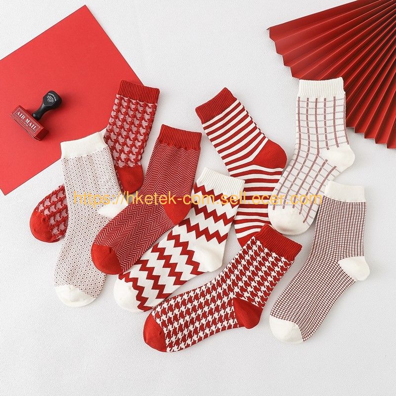 Cotton Christmas Socks Women &Men New Autumn Winter New Year Christmas Gift Happy Socks