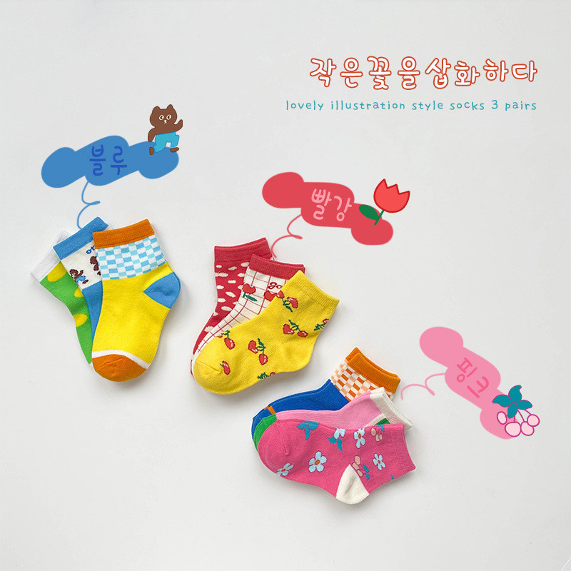 Wholesale High Quality Socks Baby Socks Set Cute Kawaii Socks Socks With Custom Logo
