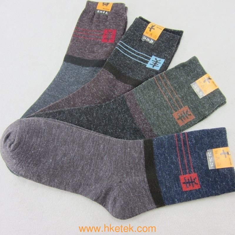 Wholesale Wholesale Autumn Popular Thick Warm Casual Cheap Wool Socks Men